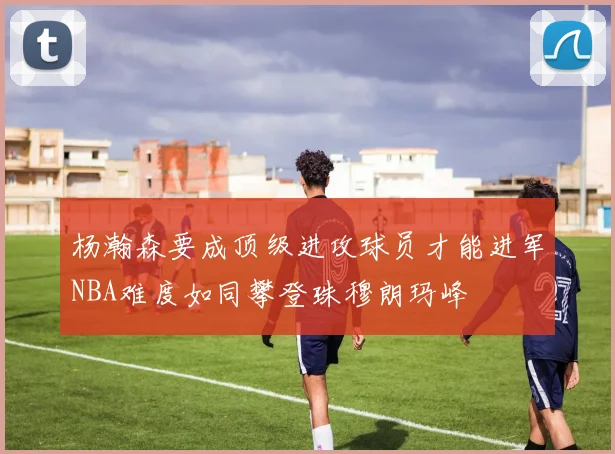 杨瀚森要成顶级进攻球员才能进军NBA难度如同攀登珠穆朗玛峰
